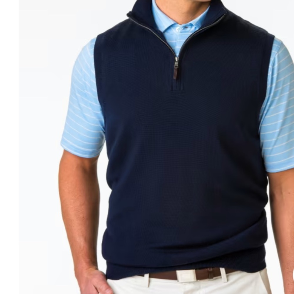 NWT Fairway and Greene  PGA Oakhill 1/4 zip merino windvest Oakhill 2023